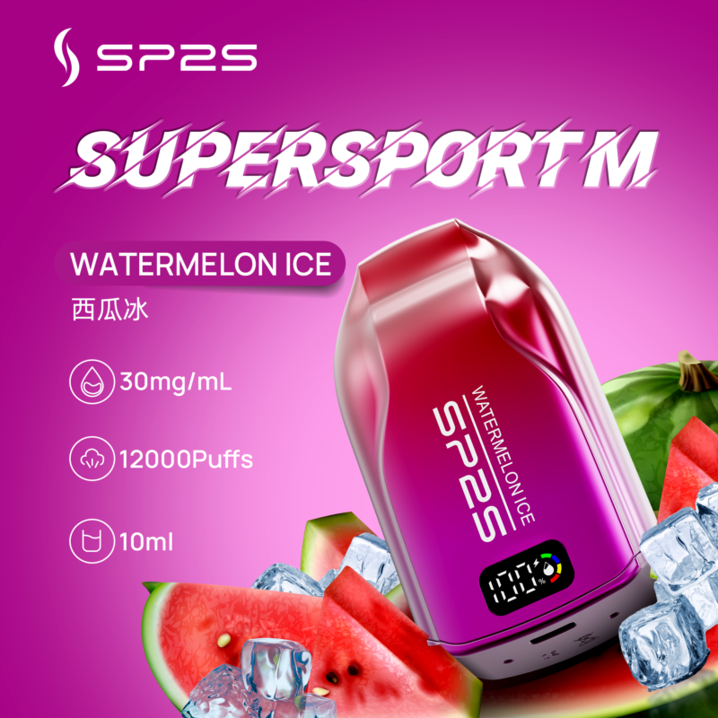 【滿十送一】 SP2S   12000口  TYPE-C 充電式  可抛棄一次性抛棄式電子煙